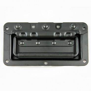 Slim Black Recessed Flip Handle